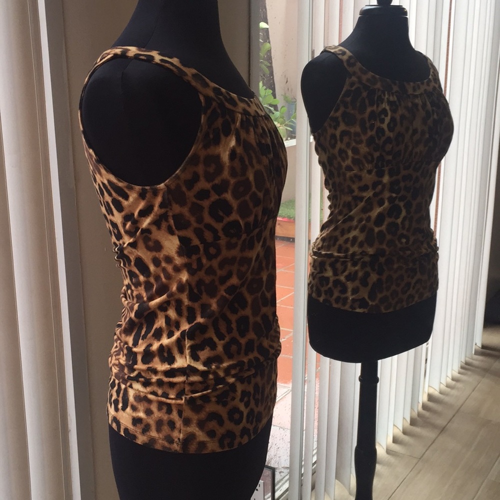 Express Leopard Print Top - Picture 3 of 7